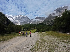 Partenza da Pecetto (Macugnaga) quota mt.1358